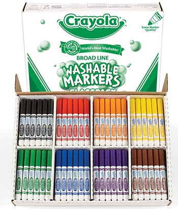 Crayola Washable Marker Classpack of 200