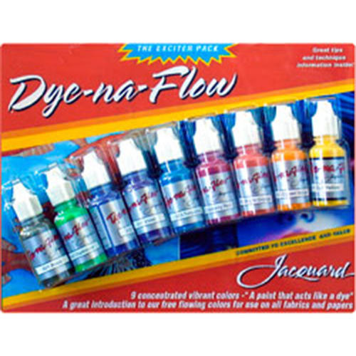 Jacquard Dye-Na-Flow Fabric Paint Exciter Pack – (9 Pack) Vibrant Colors -  Quality Art, Inc. School and Fine Art Supplies