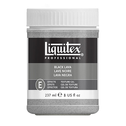 liquitex black lava texture gel