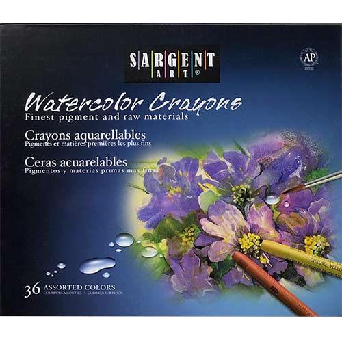 Sargent Watercolor Crayons 36 Pack Quality Art Inc School And   Sar22 1136 