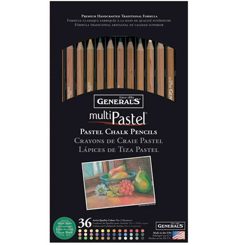 General’s Multi Pastel Pencil Set – (36 Pack) 4400-36A - Quality Art ...