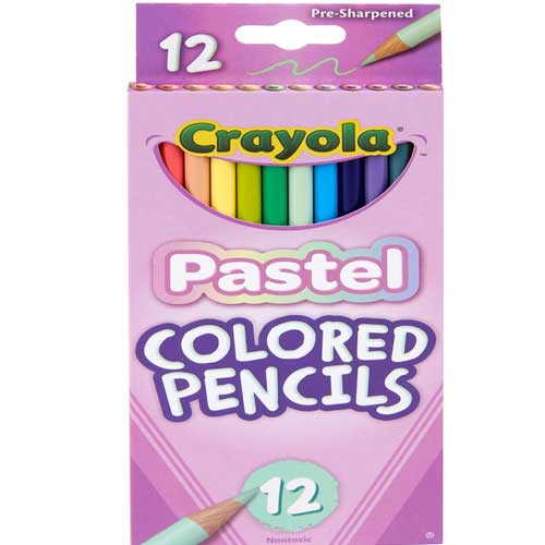 Crayola Pastel Colored Pencils – (12 Pack) 68-2030 - Quality Art, Inc ...