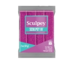 Sculpey III Oven-Bake Clay (2oz bar) - Violet Glitter